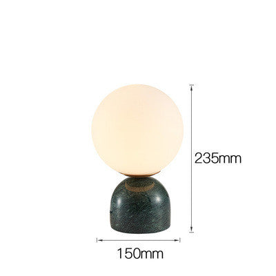 Bedroom bedside lamp study glass desk lamp