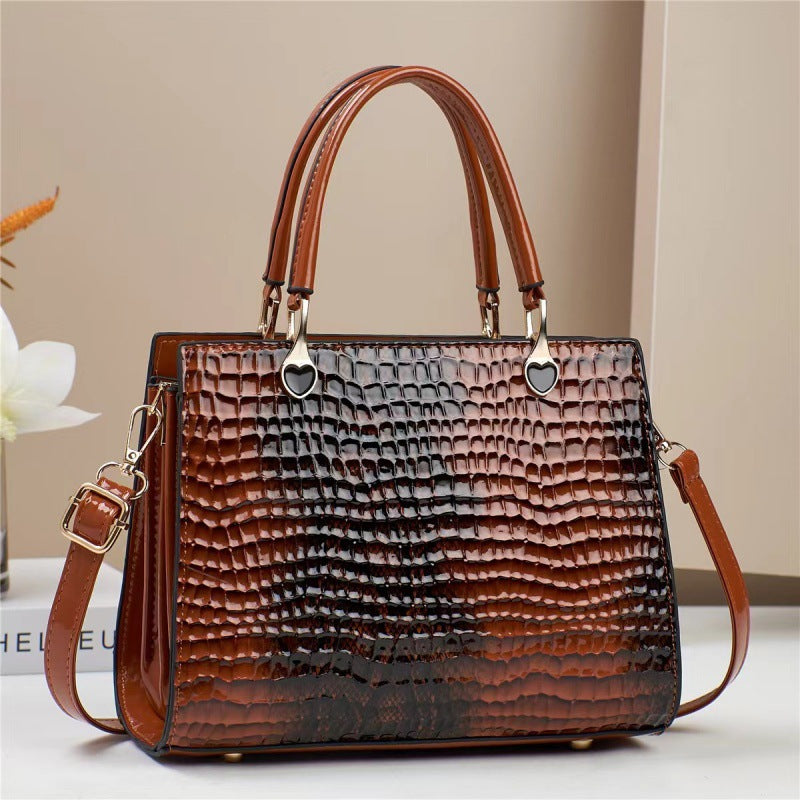 Sophisticated Versatile Commuter Tote Bag In A New Contrast-color Design
