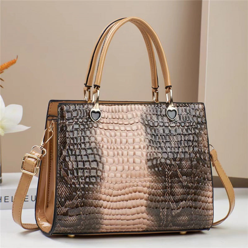 Sophisticated Versatile Commuter Tote Bag In A New Contrast-color Design