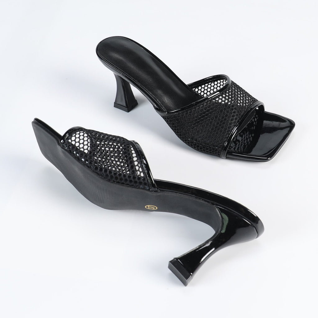 Mesh Slippers Womens Sandals Pointed Toe Open-toe Plus Size
